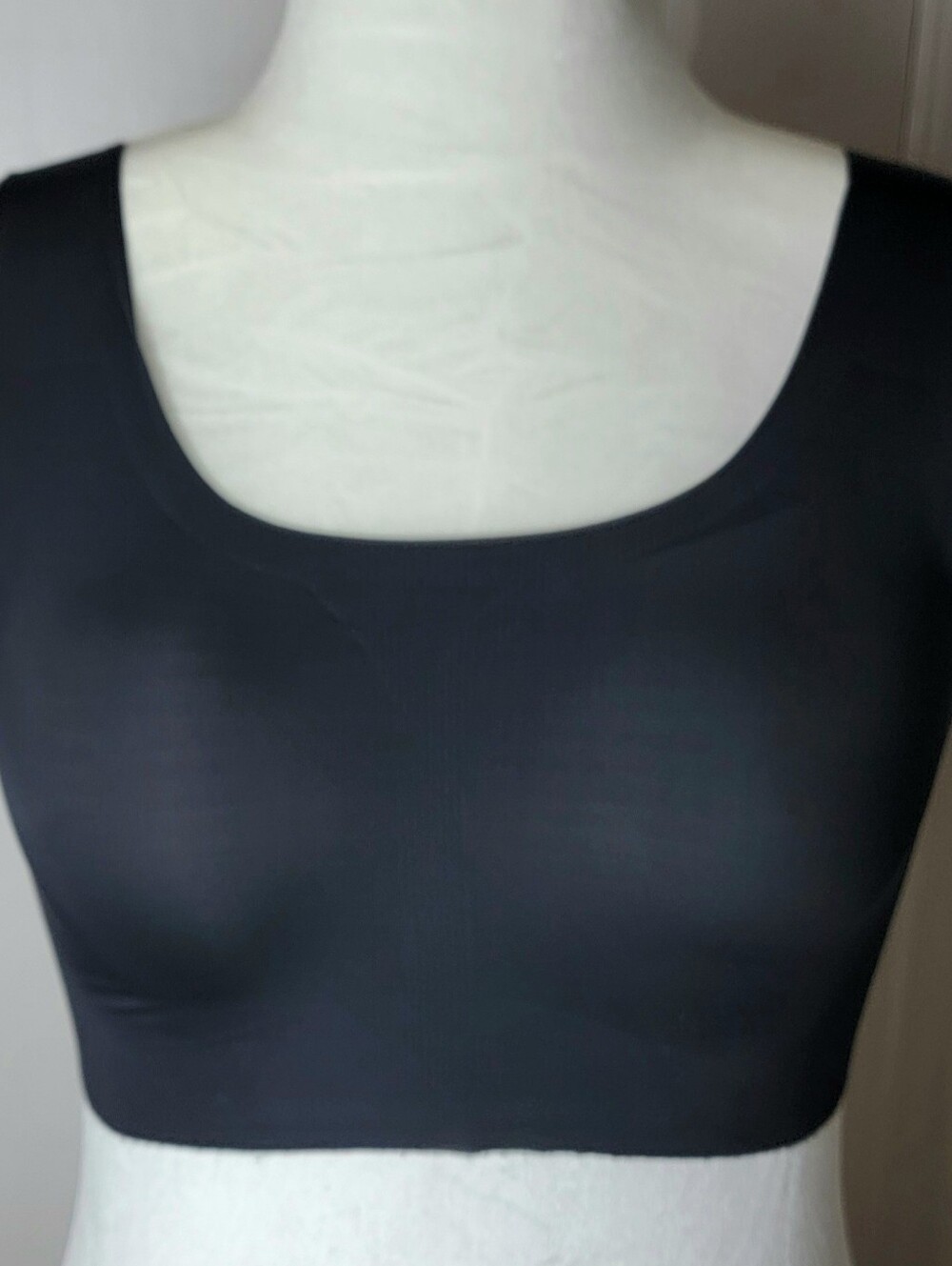 3 Bali Bras Sz. L, 1-Black/1-Tan/1-Lt. Blue Comfort Revolution Seamless Wirefree